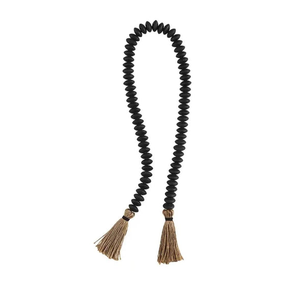 Black Tassel Decor Beads