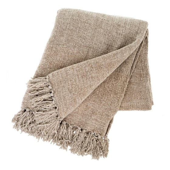 Palisades Chenille Throw - Silver