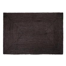  Textured Braided Rug - Black