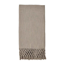  Macrame Throw - Taupe