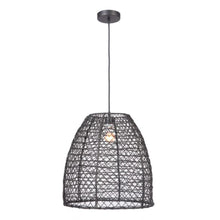  Black Rattan Pendant