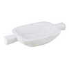 Paulownia Small Double Handle Bowl - White