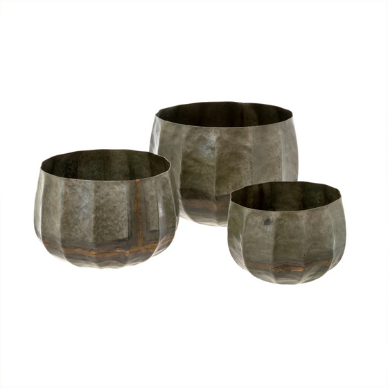 Cobblestone Pots S/3