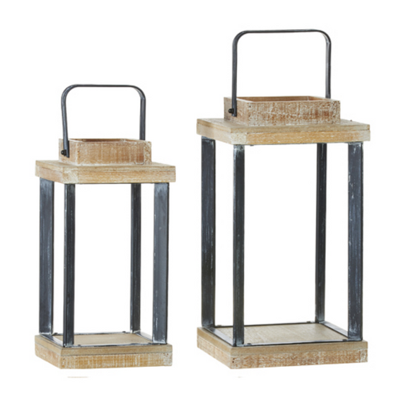 Wood & Metal Lanterns