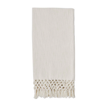  Macramé Throw - White